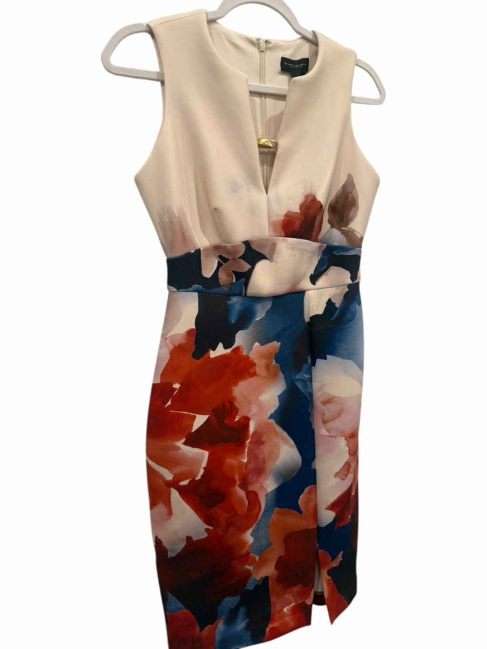 Donna Karan NY Women's Sleeveless Scuba Sheath Dress size 4P NEW - Picture 5 of 13